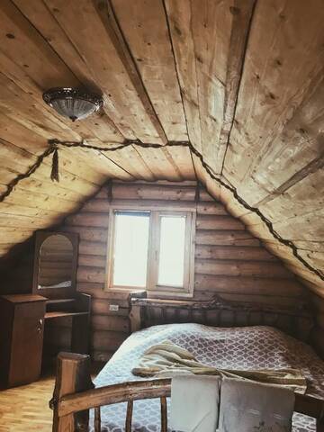 Фото номера Дом с 1 спальней Дома для отпуска Wooden House г. Межгорье 49