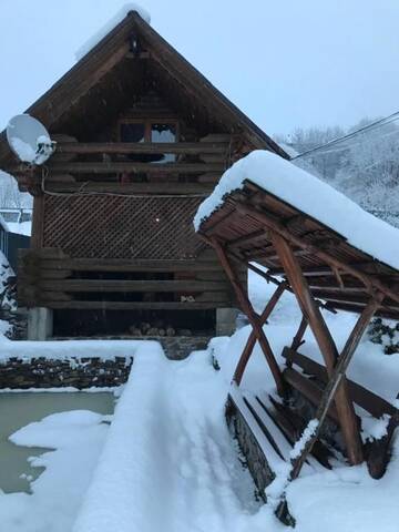 Фото номера Дом с 1 спальней Дома для отпуска Wooden House г. Межгорье 47