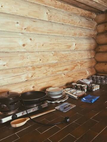 Фото номера Дом с 1 спальней Дома для отпуска Wooden House г. Межгорье 17