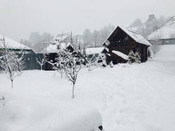 Фото номера Дом с 1 спальней Дома для отпуска Wooden House г. Межгорье 29