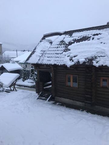 Фото номера Дом с 1 спальней Дома для отпуска Wooden House г. Межгорье 27