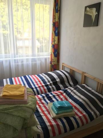 Фото номера Апартаменты с видом на горы Апарт-отели Apartaments in Karpaty г. Межгорье 6